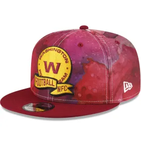 New Era Washington Commanders NFL 2022 Sideline Ink 9FIFTY Baseball Cap - Red