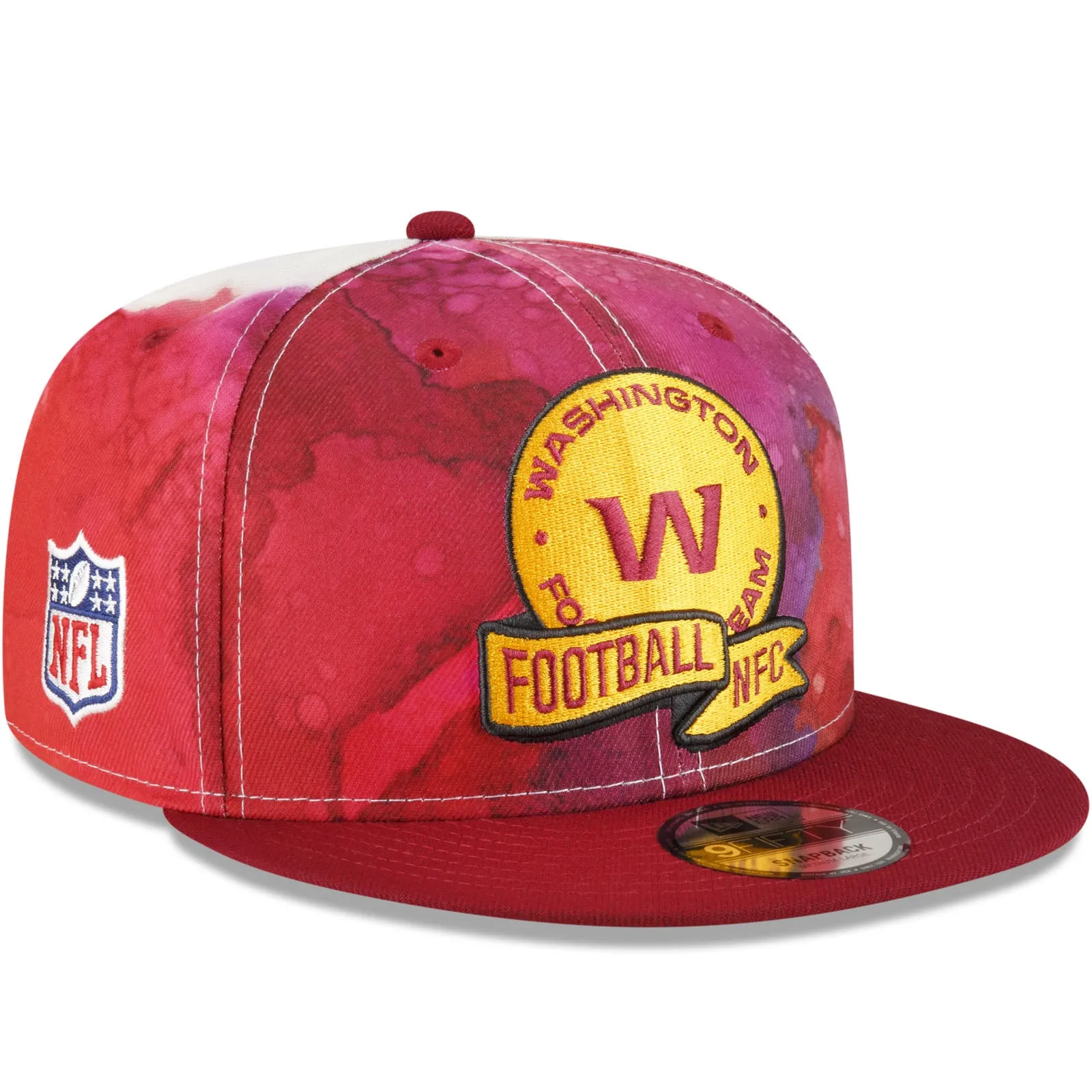 New Era Washington Commanders NFL 2022 Sideline Ink 9FIFTY Baseball Cap - Red