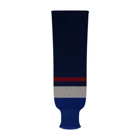 NHL Pattern 9800 Knit Hockey Socks: Vancouver Canucks Navy