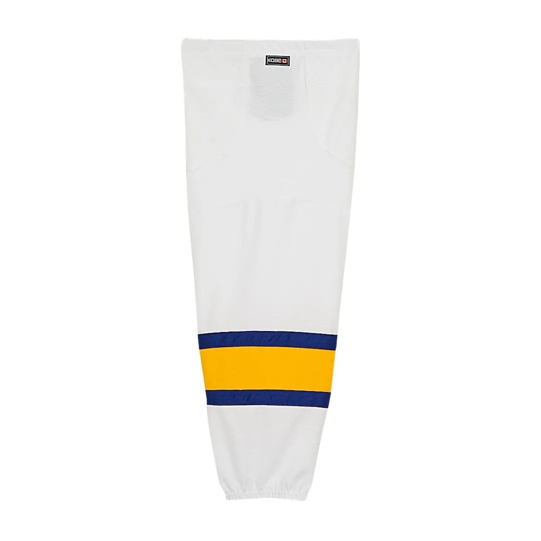 NHL Pattern K3G Pro Hockey Socks: Charlestown Chiefs White