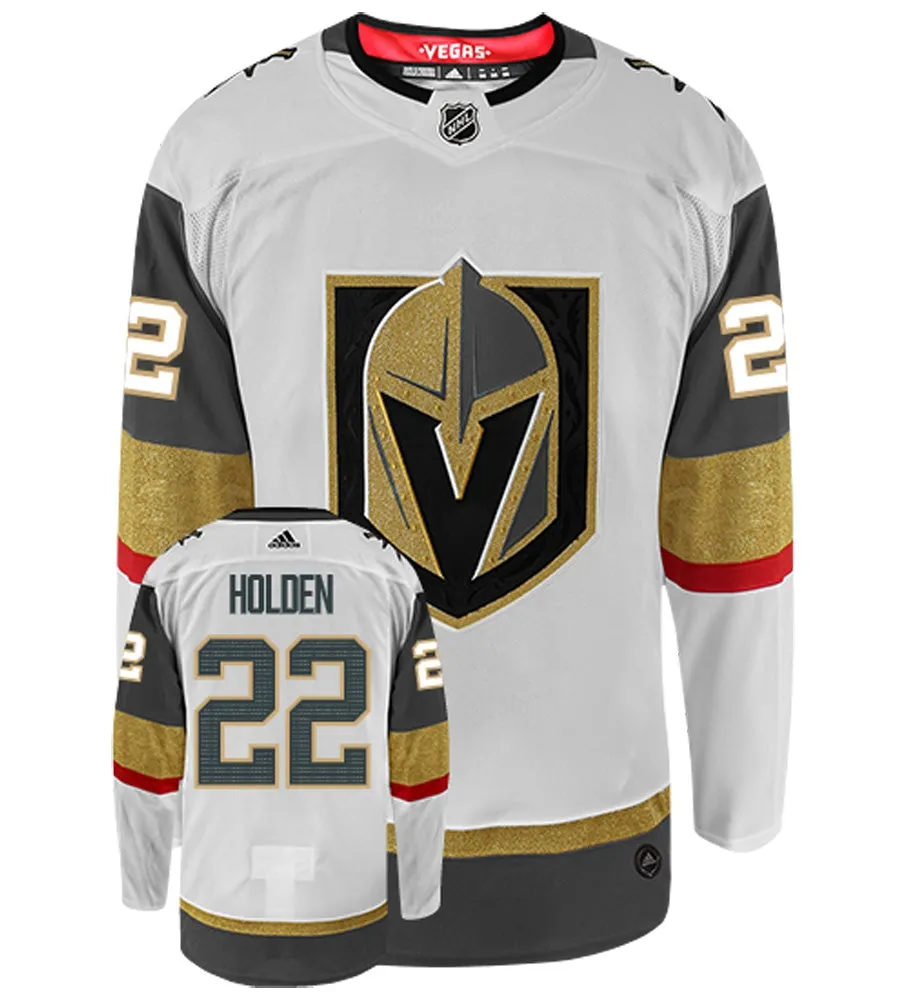 Nick Holden Vegas Golden Knights Adidas Authentic Away NHL Hockey Jersey     