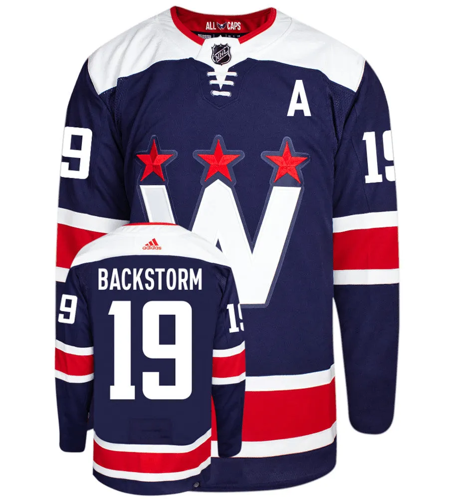 Nicklas Backstrom Washington Capitals Adidas Primegreen Authentic NHL Hockey Jersey     