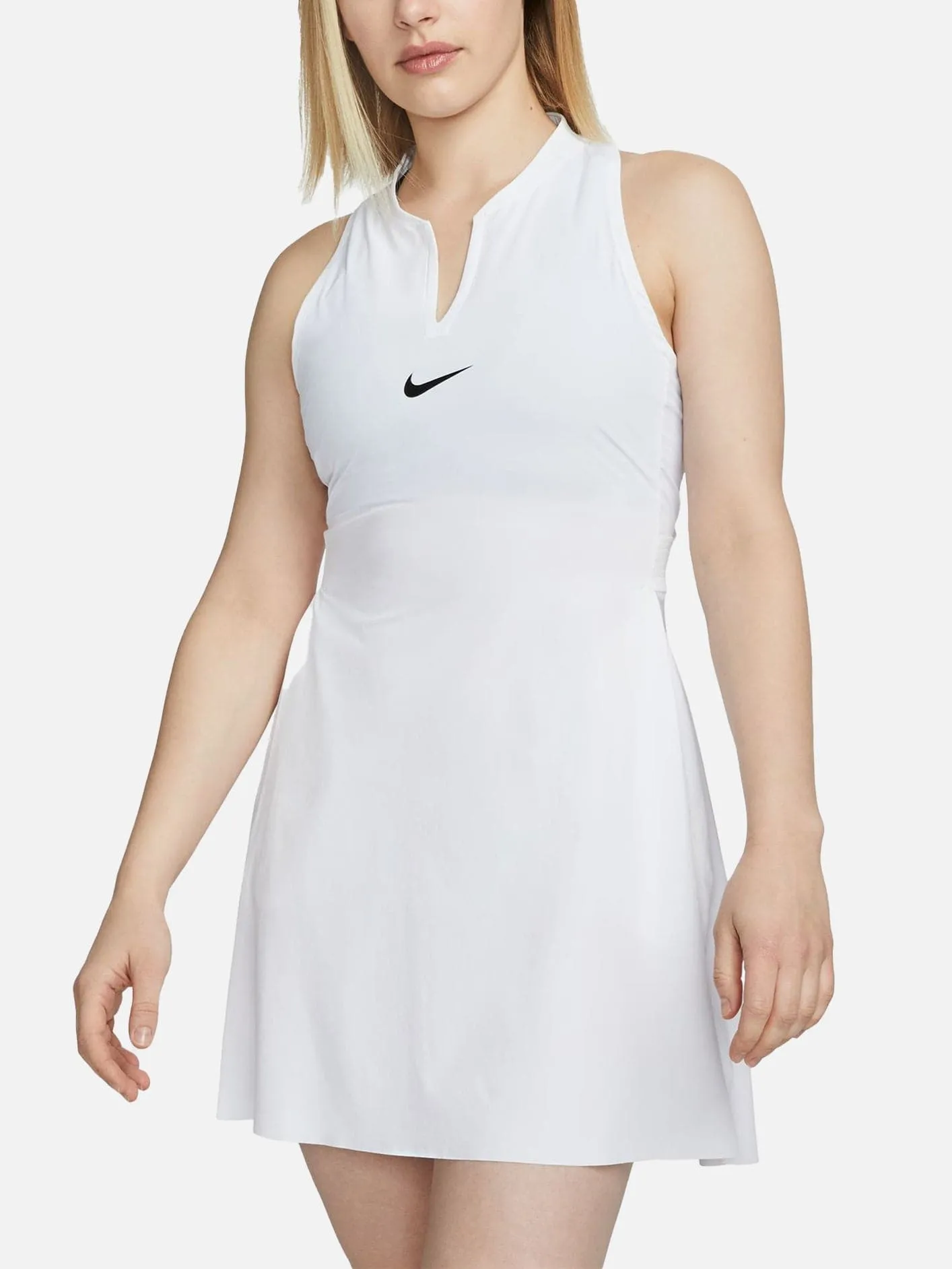 NIKE Court Dri-Fit Club Tennis Dress - White