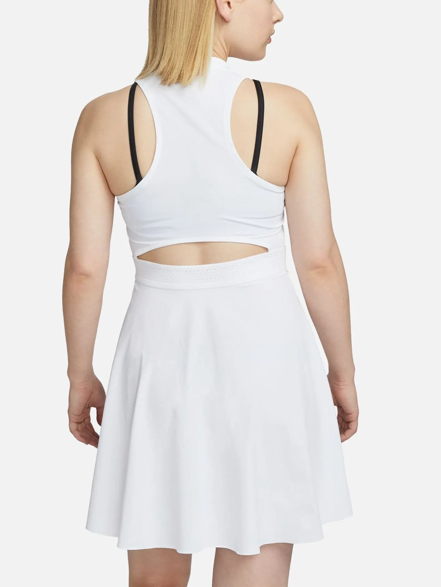 NIKE Court Dri-Fit Club Tennis Dress - White