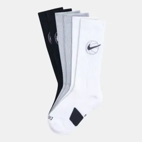 Nike Everyday Basketball Crew Socks (3 Pairs)