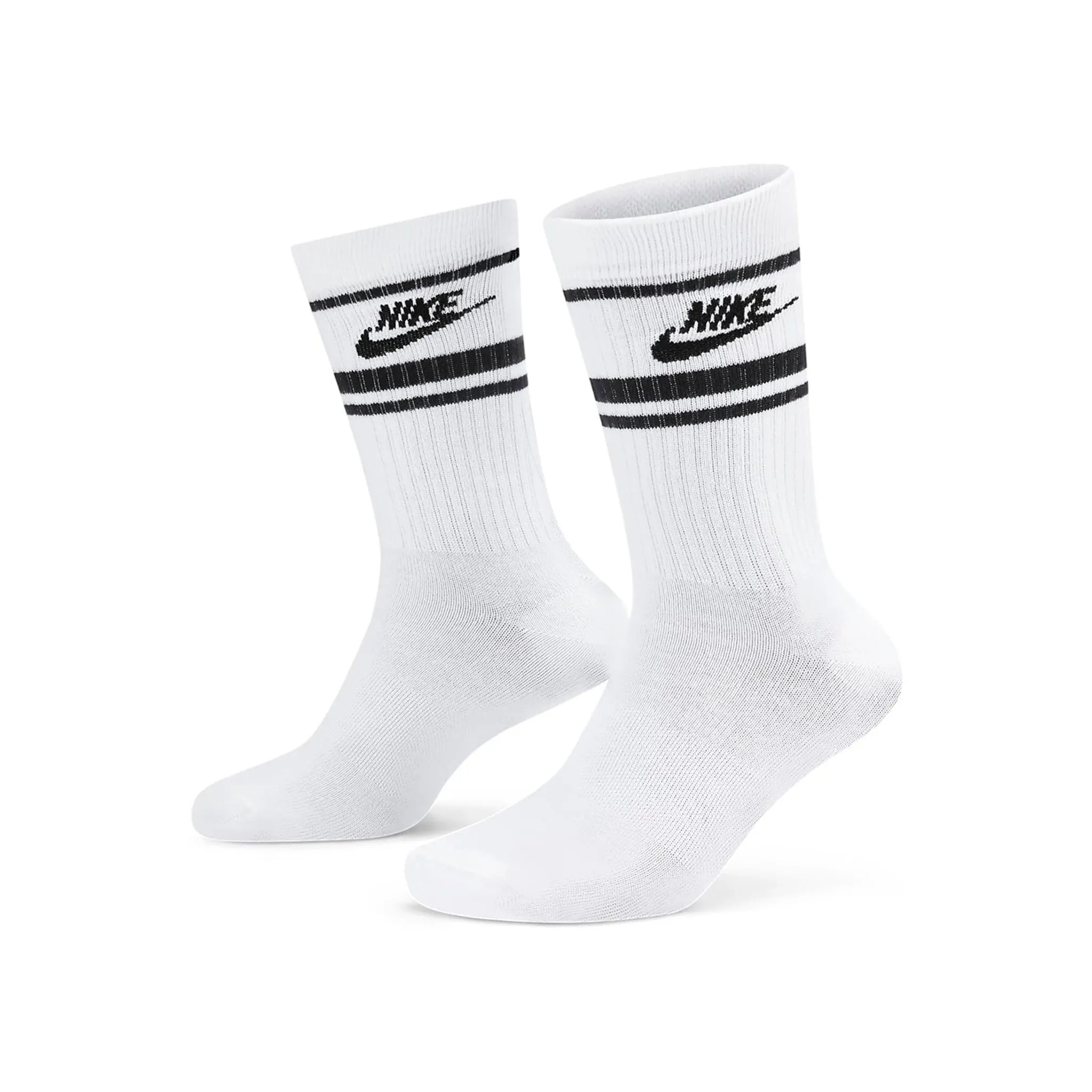 Nike Golf Everyday Essential Crew Stripe Socks - 3 Pair