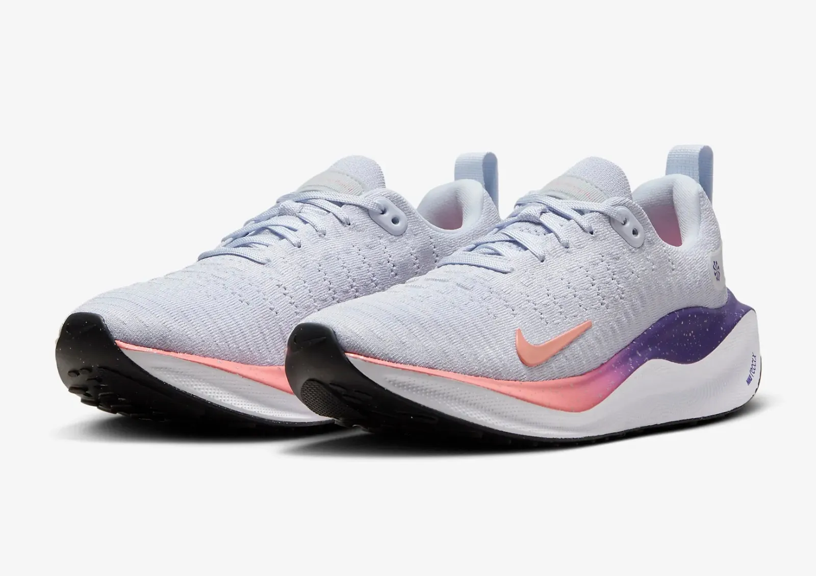 Nike ReactX Infinity Run 4 Football Grey Court Purple White Coral Chalk FQ8777-085