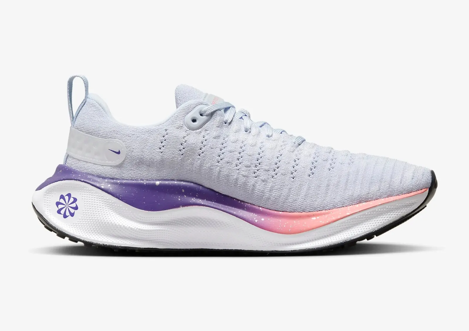 Nike ReactX Infinity Run 4 Football Grey Court Purple White Coral Chalk FQ8777-085