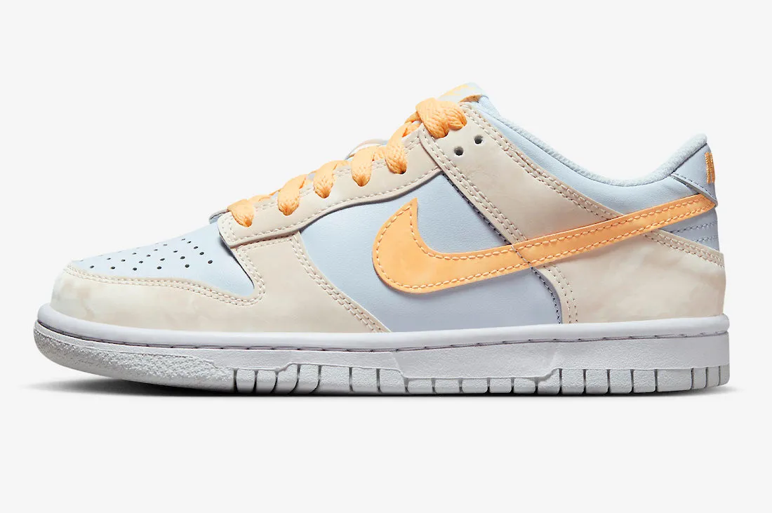 Nike SB Dunk Low GS Melon Tint Pale Ivory Football Grey White FB9109-100