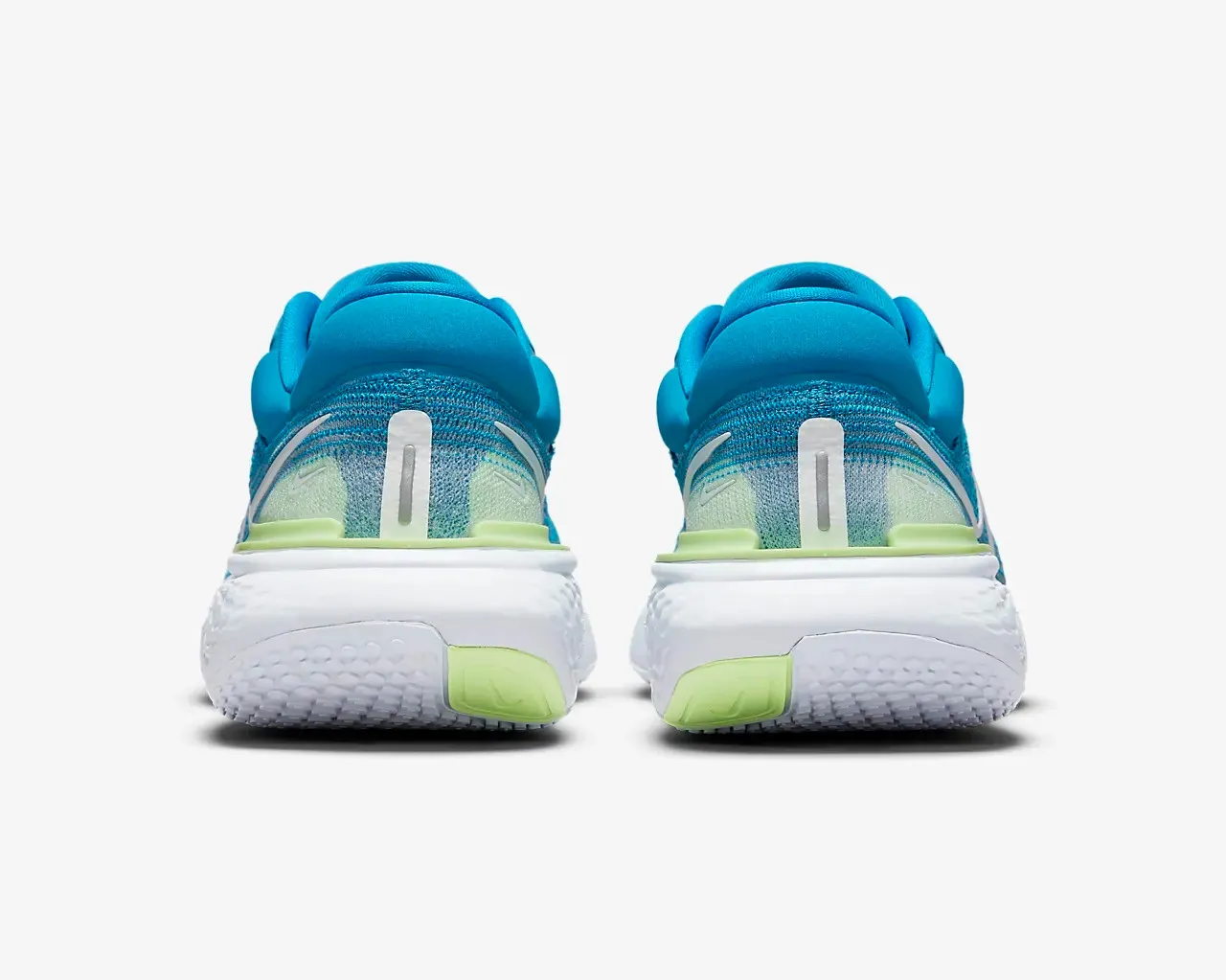 Nike ZoomX Invincible Run Flyknit Blue Orbit Lime Glow Football Grey CT2228-401