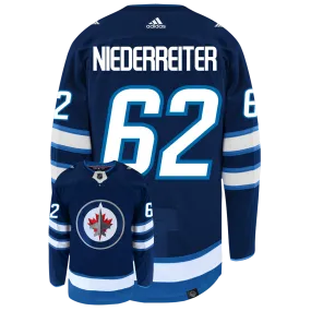 Nino Niederreiter Winnipeg Jets Adidas Primegreen Authentic NHL Hockey Jersey     