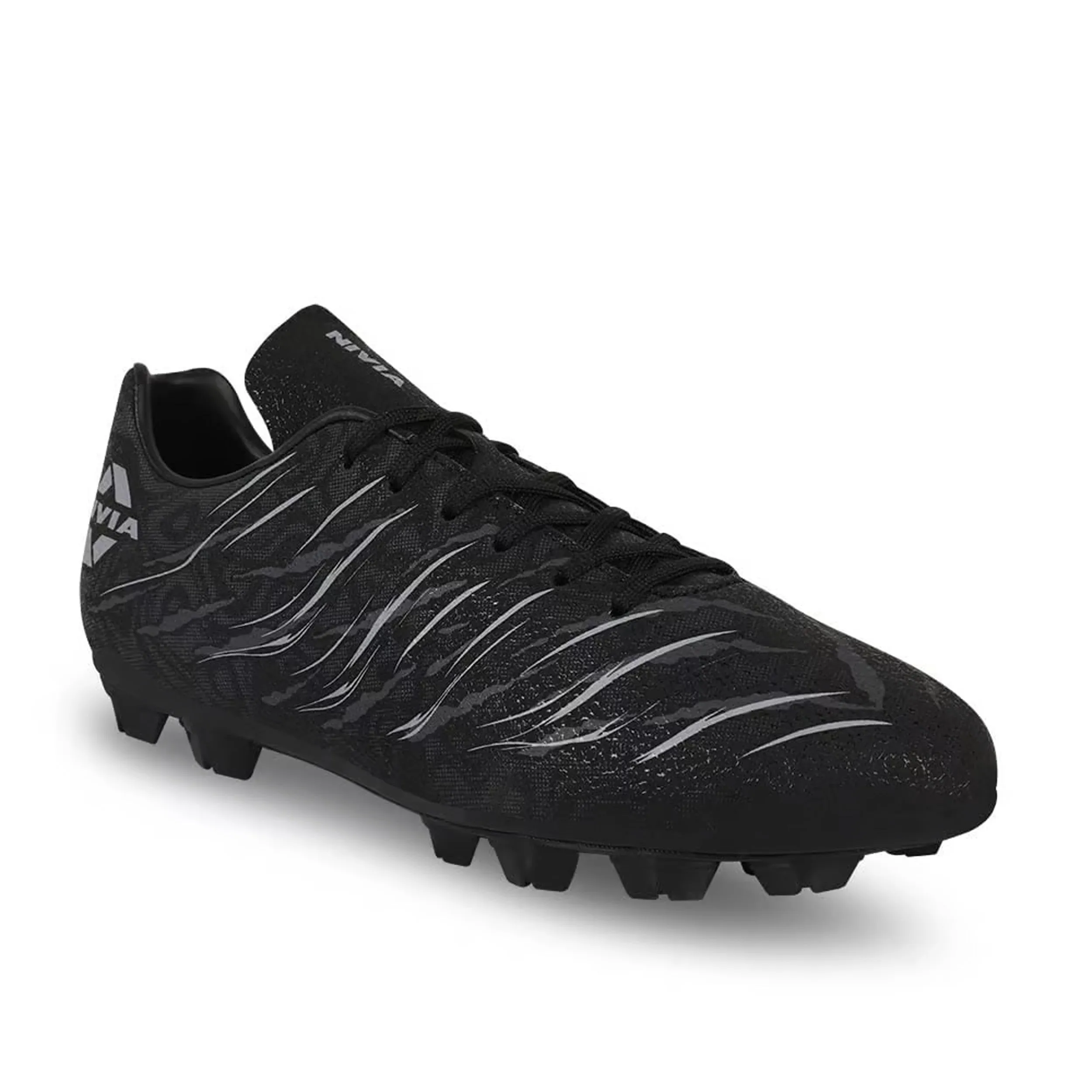 Nivia Carbonite 6.0 Football Stud - Black