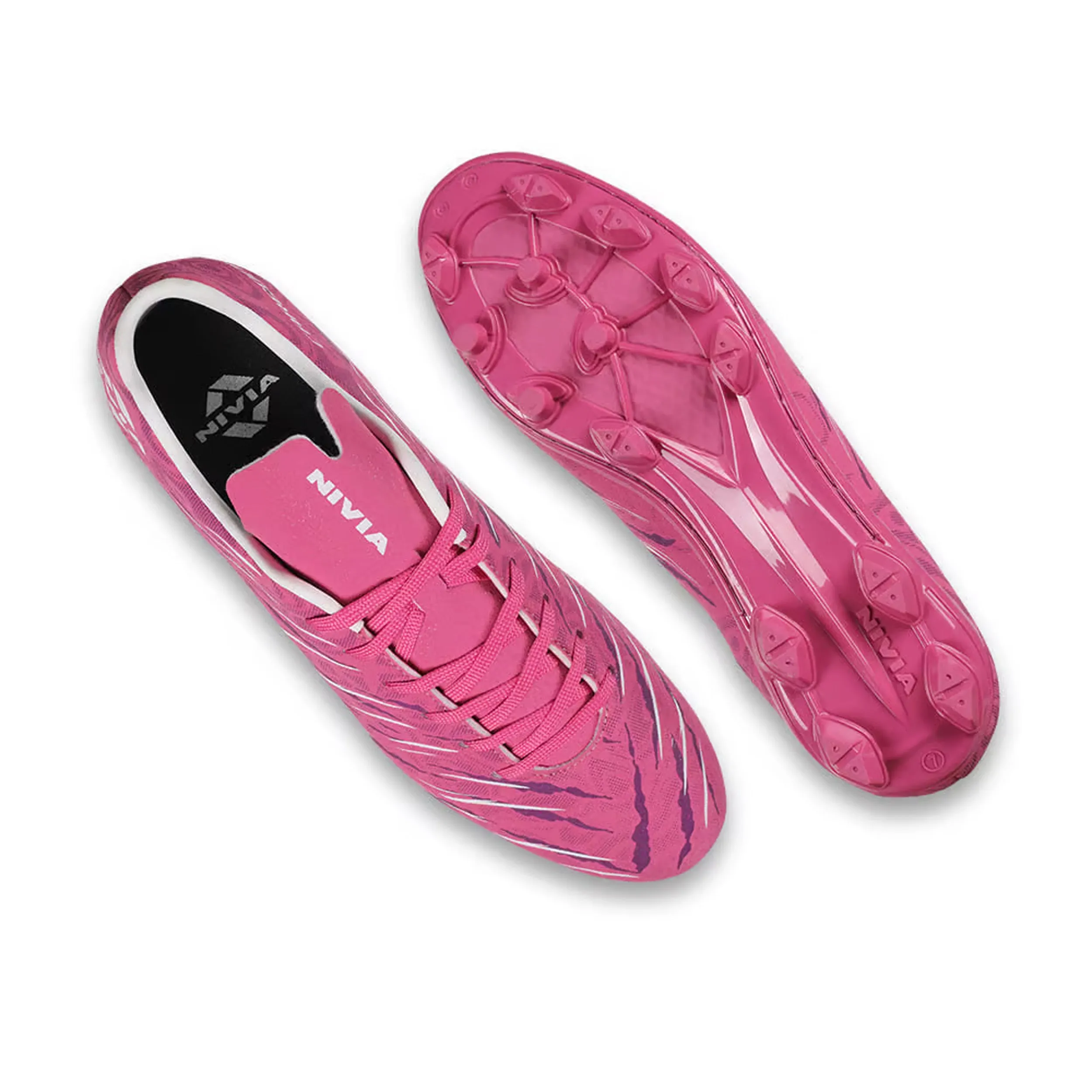 Nivia Carbonite 6.0 Football Stud - Pink