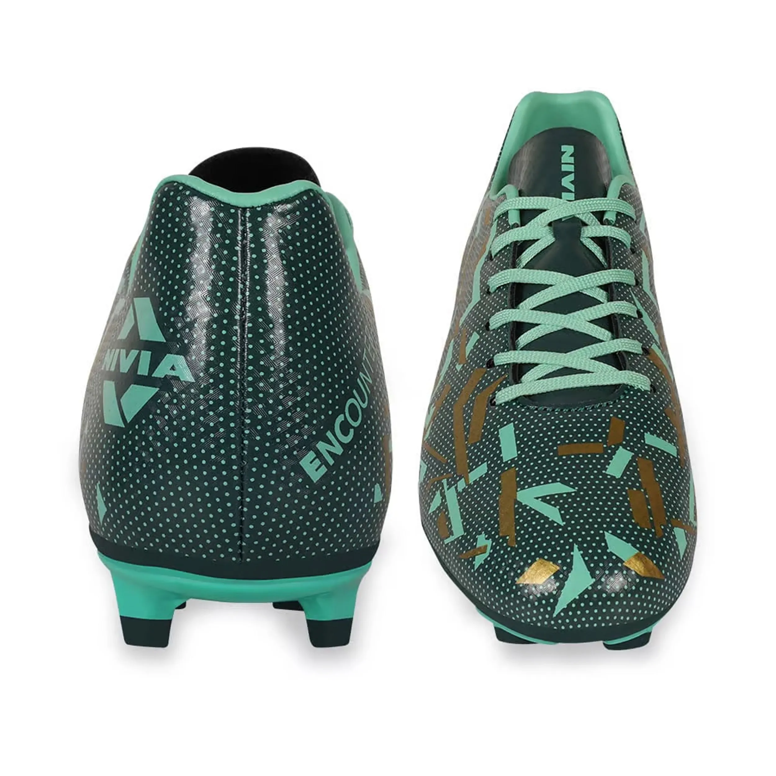 Nivia Encounter 10.0 Football Stud - Green