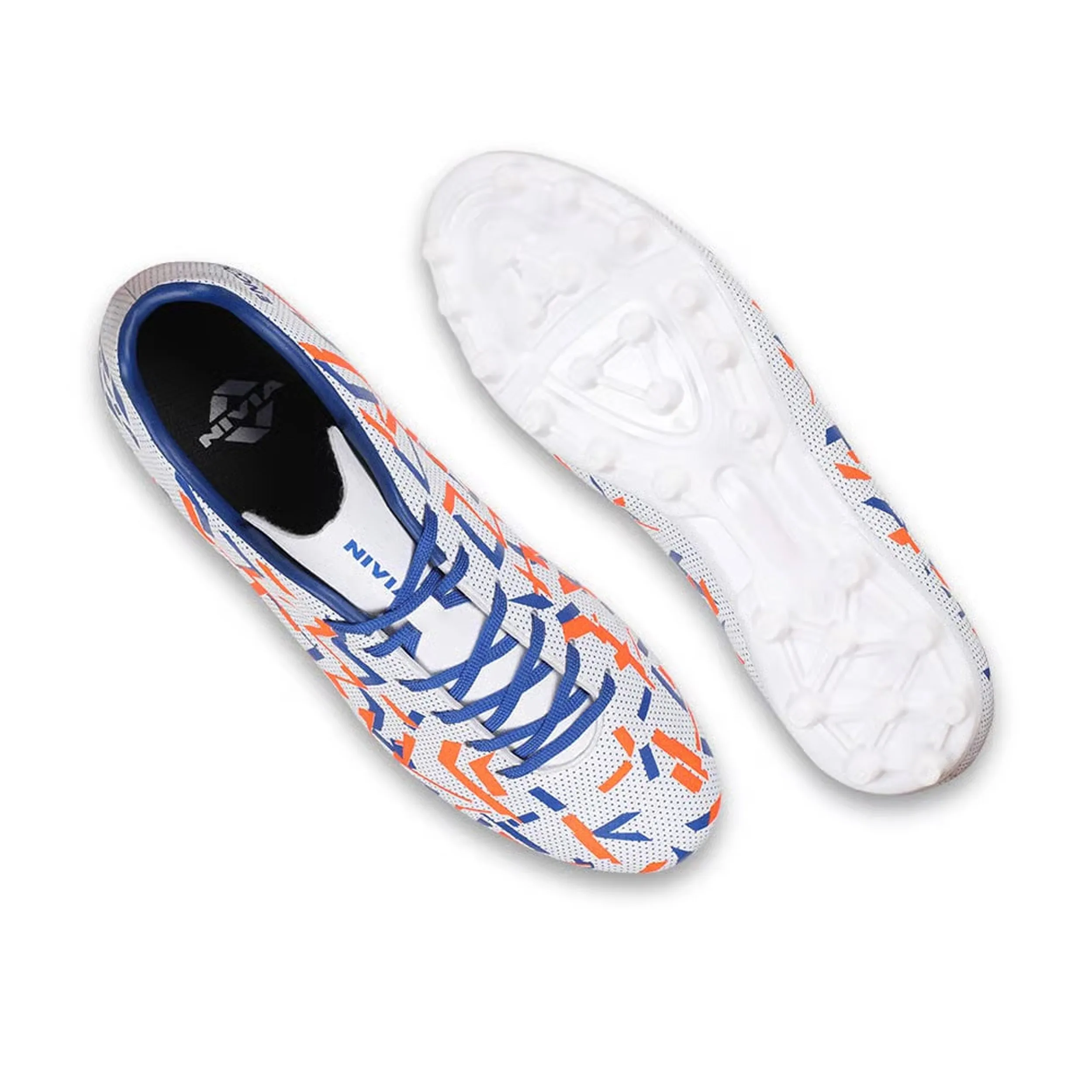 Nivia Encounter 10.0 Football Stud - White - DOD