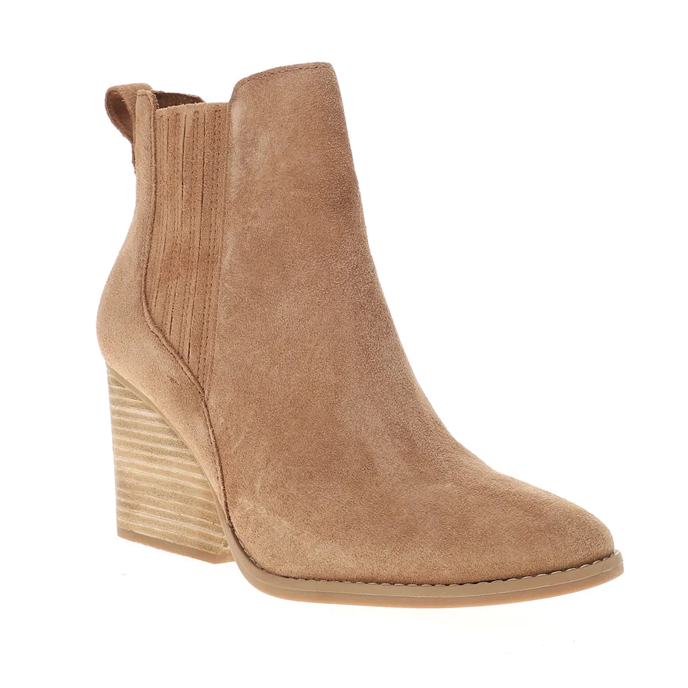 Noa Ankle Round Toe Wedge Chelsea Boots