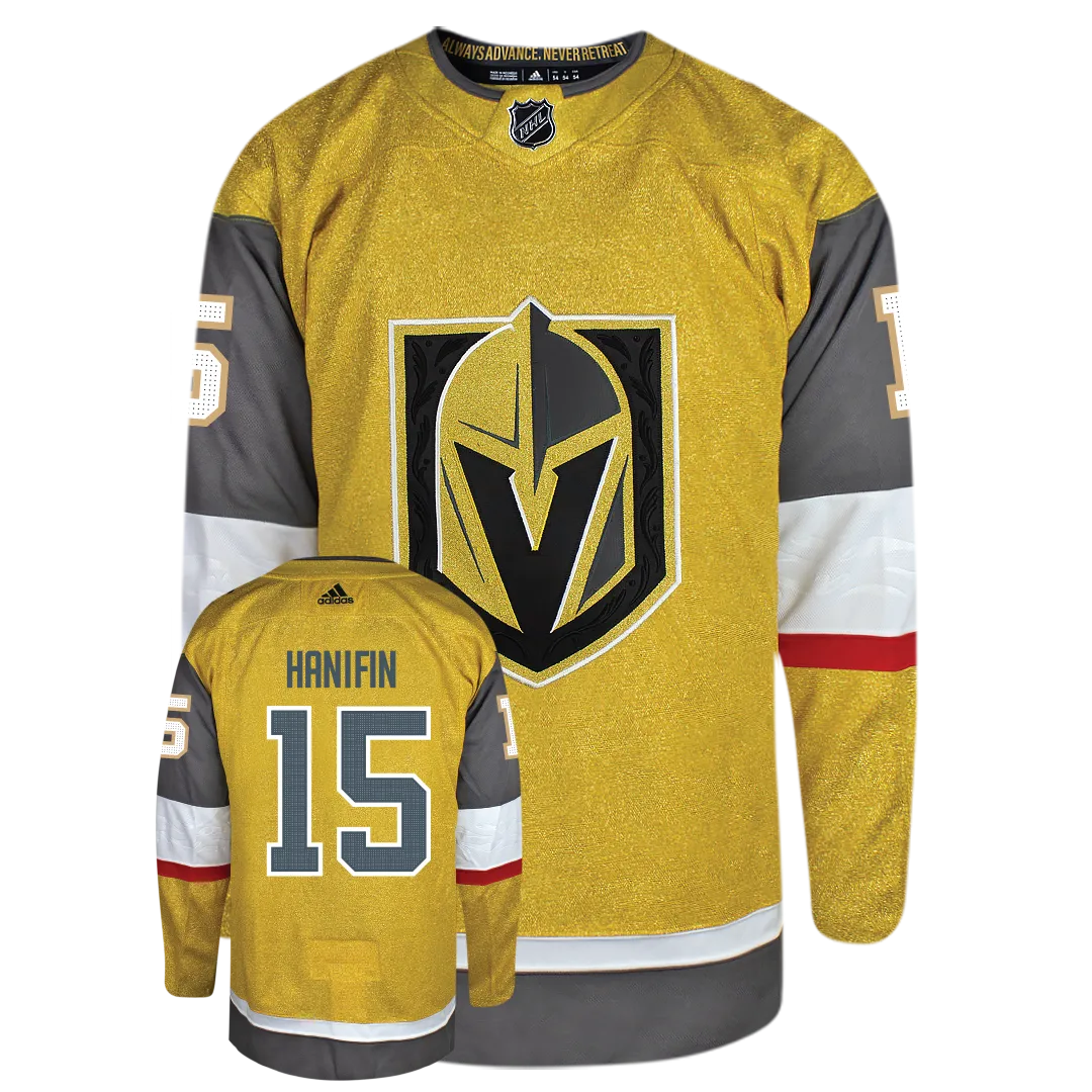 Noah Hanifin Vegas Golden Knights Adidas Primegreen Authentic NHL Hockey Jersey     