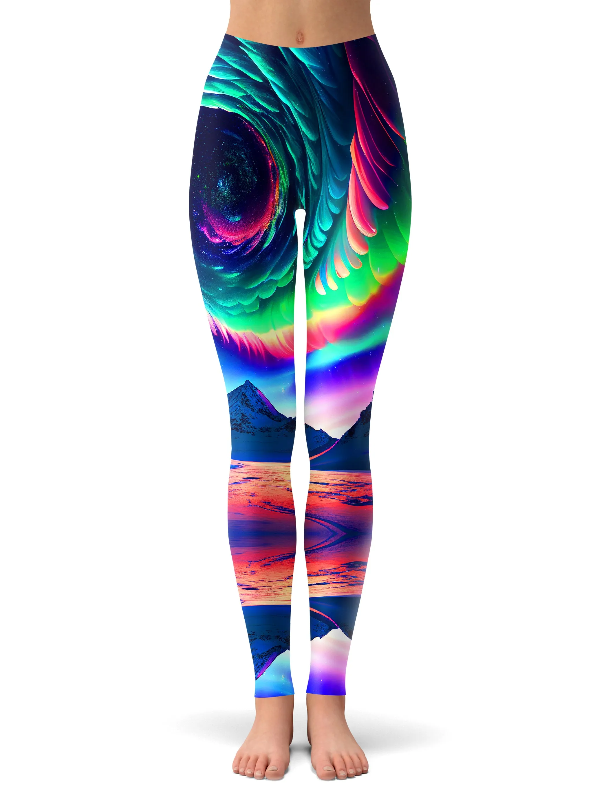 Northern Lights II Crop Hoodie and Leggings Combo