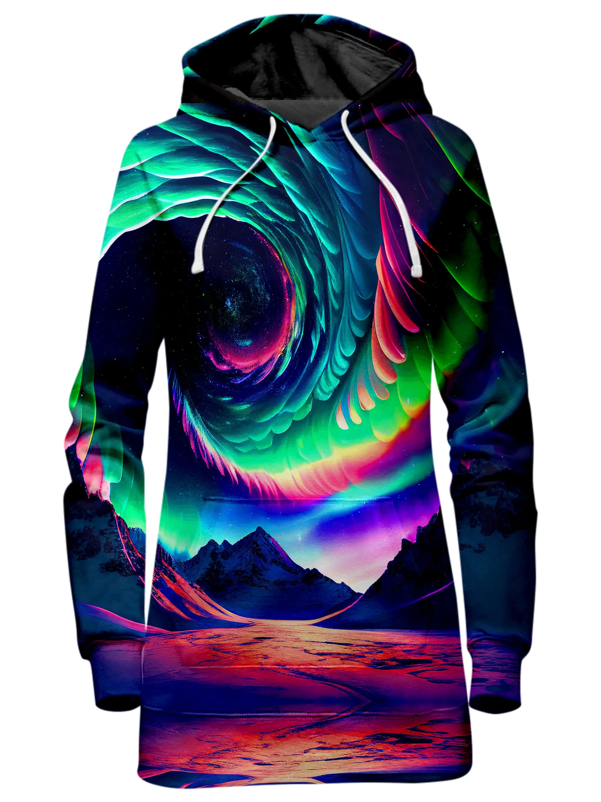 Northern Lights II Hoodie Dress and Leggings Combo