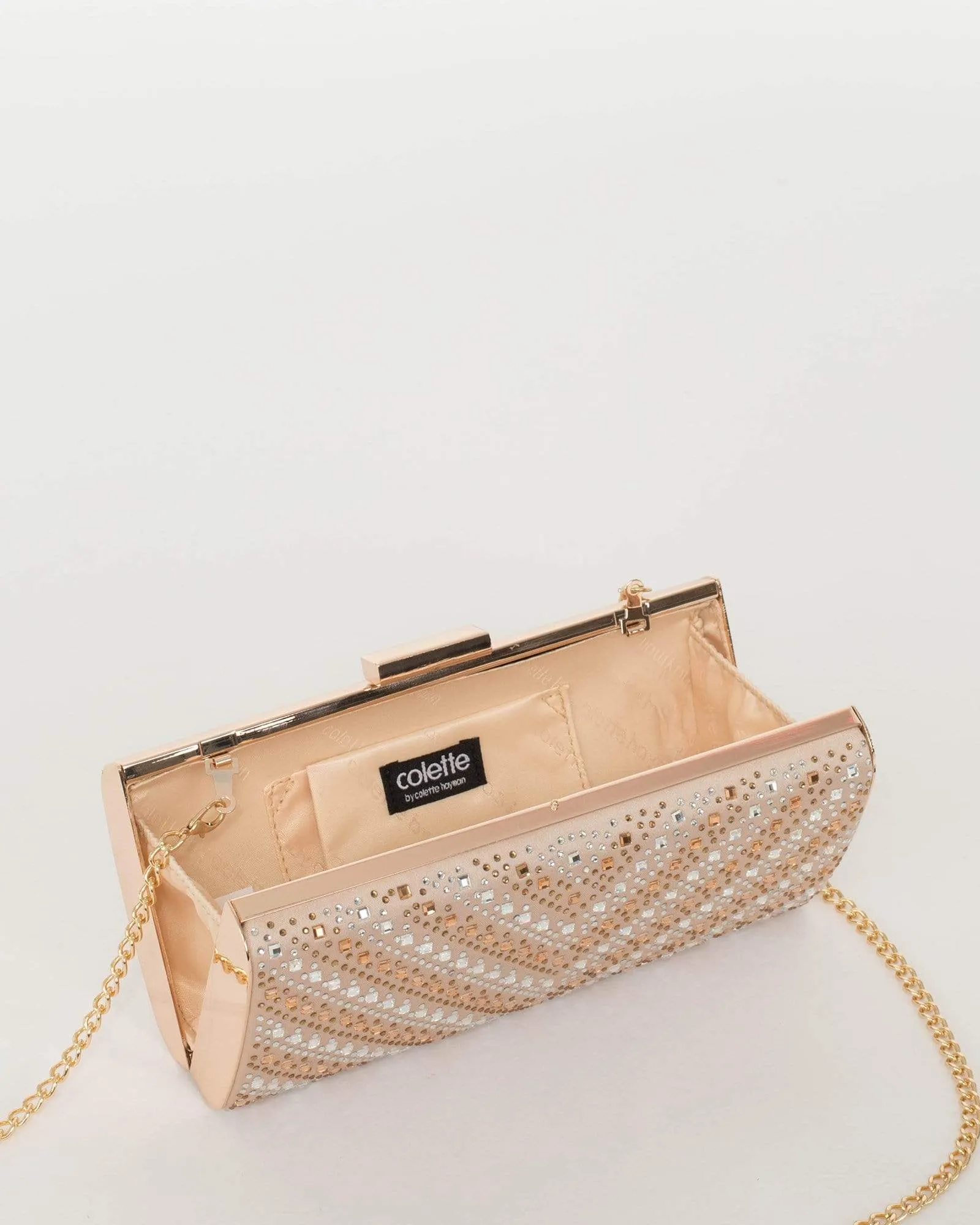 Nude Cambri Clutch Bag