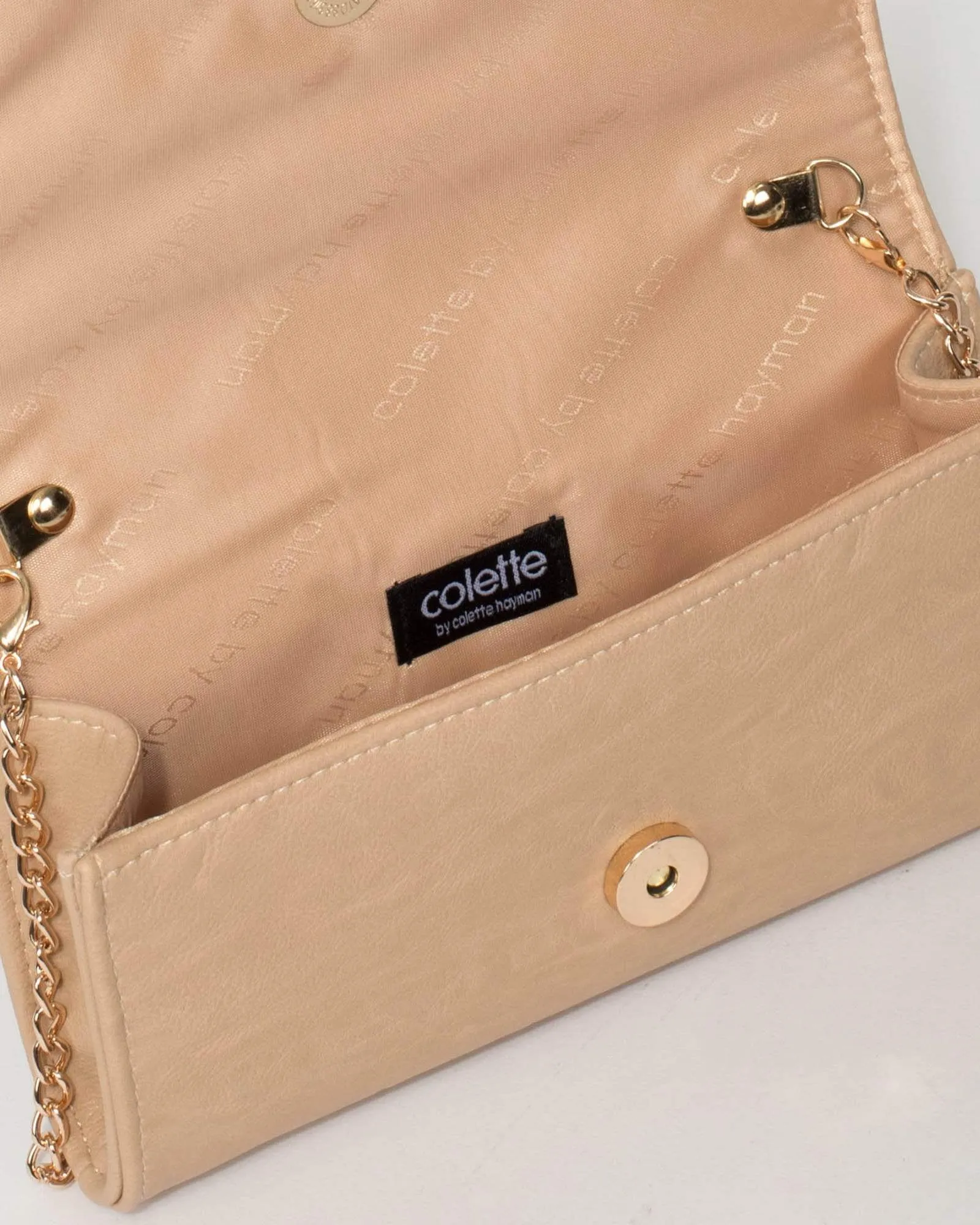 Nude Jordan Clutch Bag