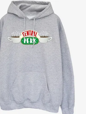 NW2 Friends Central Perk Heather Grey Printed Hoodie | Women | George at ASDA