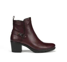 NYDIA F1798 Burgundy Ankle Boot