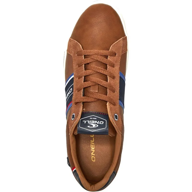 O'Neill Mens Oxnard Low Trainers Tortoise Shell