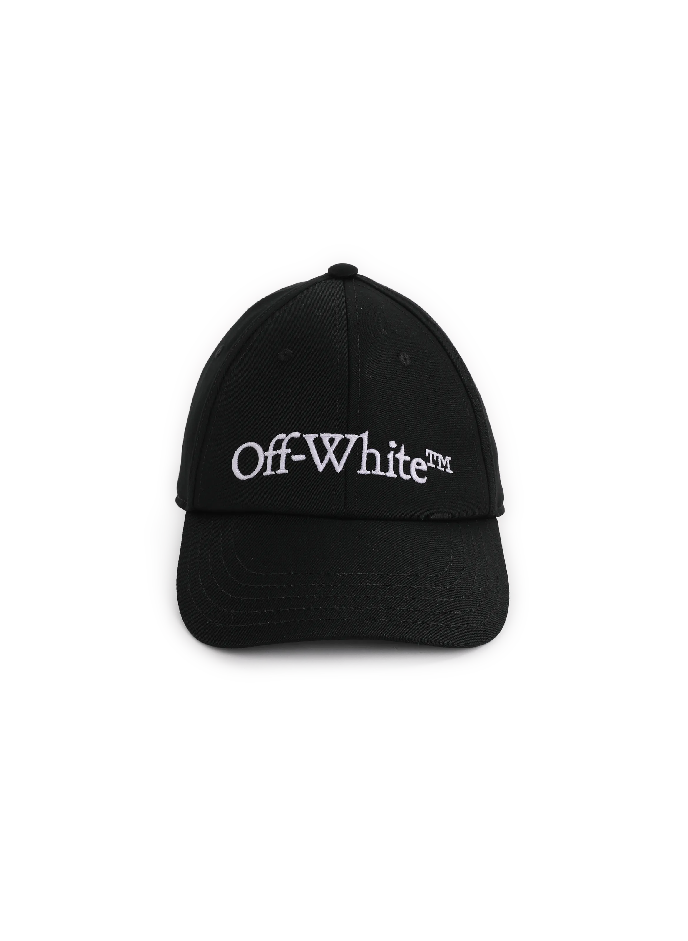 Off-white  Cotton baseball cap - Black