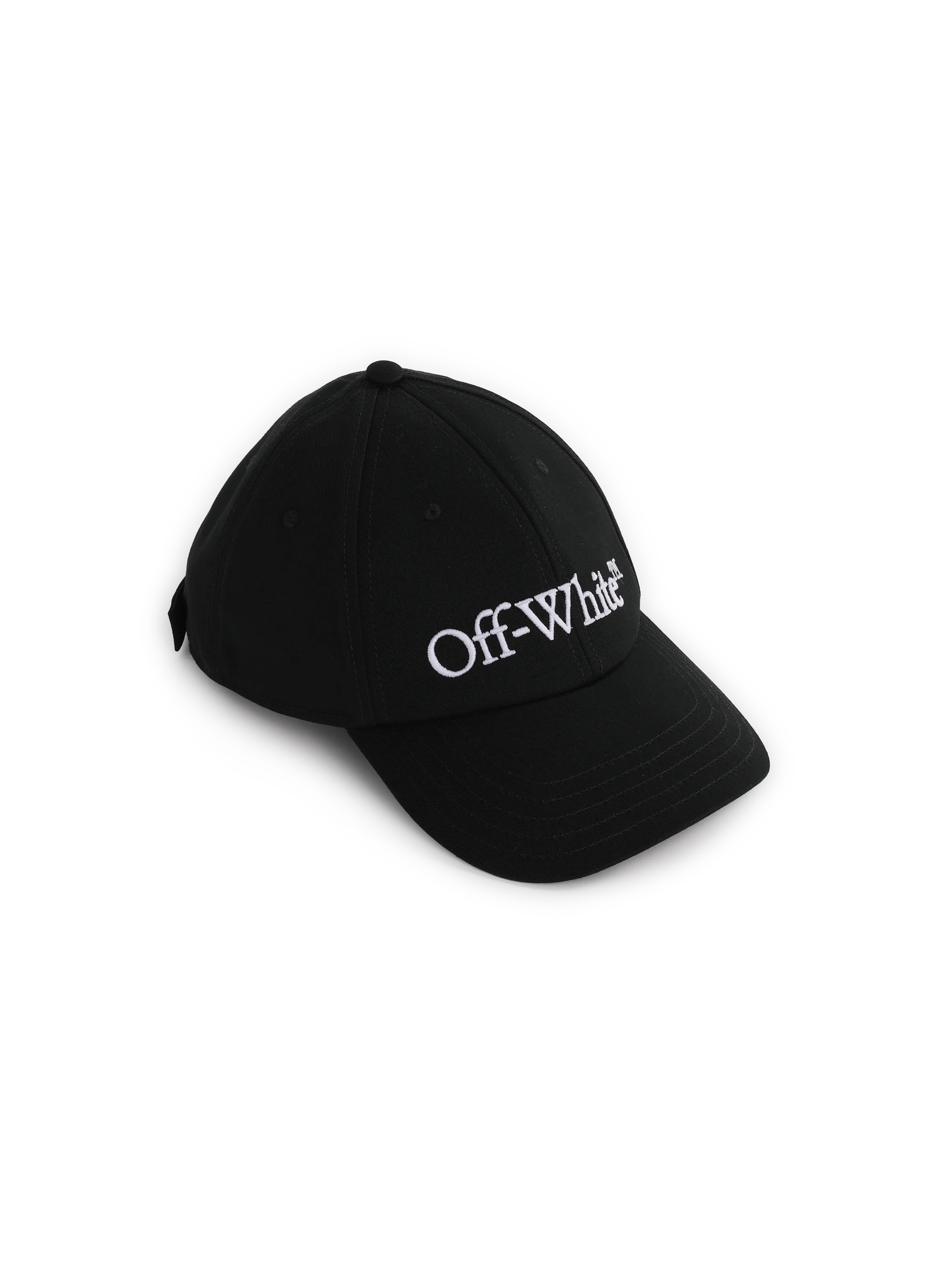 Off-white  Cotton baseball cap - Black