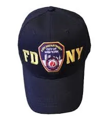 Officially Licensed FDNY Baseball Cap | Black