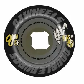 OJ Skateboard Wheels Double Duro Black/Grey 54 mm