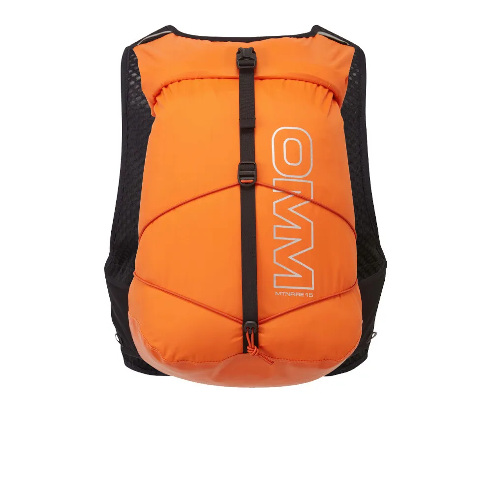 OMM MountainFire 15L Running Vest with 2 x 350ml Flexi Flasks (Large) - AW24