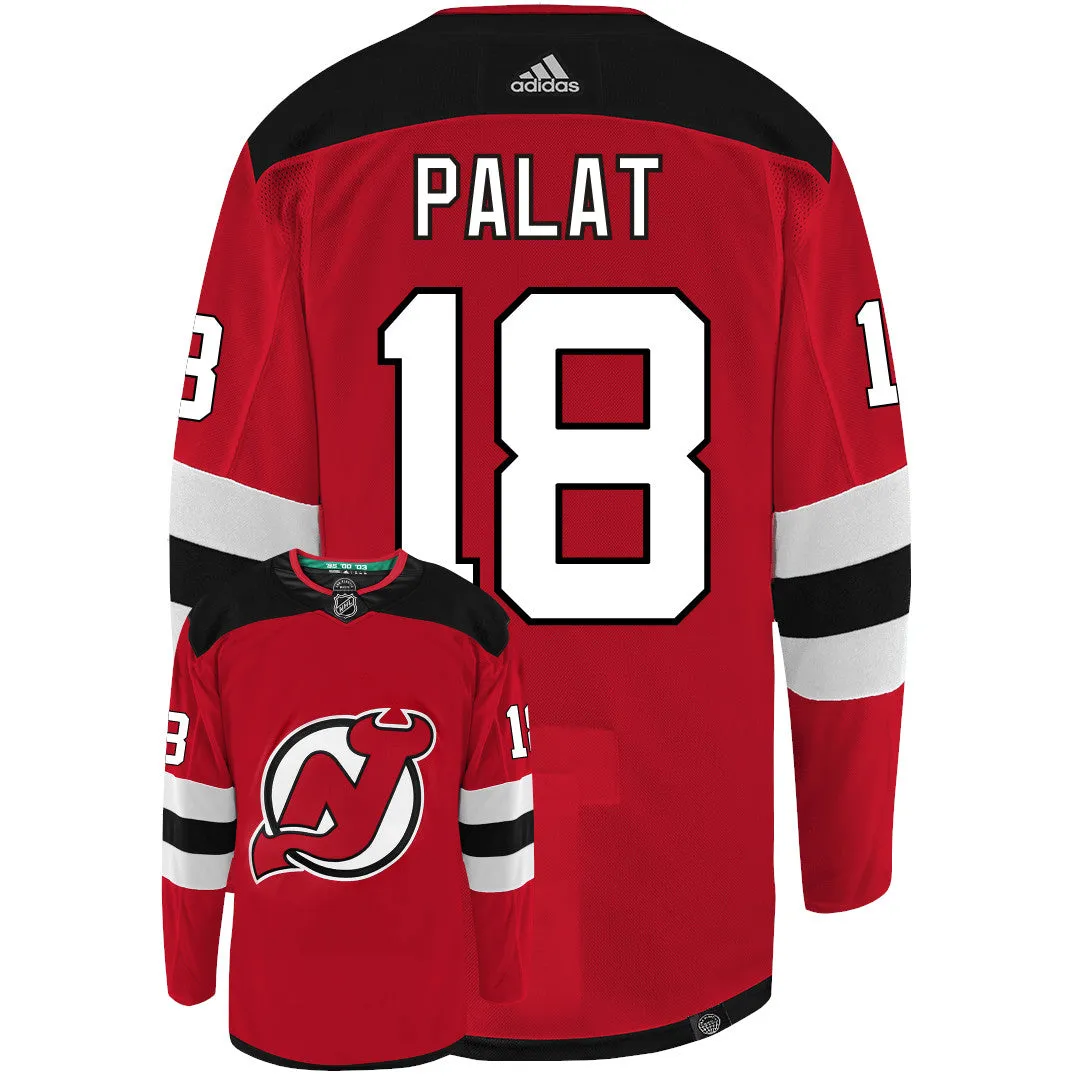 Ondrej Palat New Jersey Devils Adidas Primegreen Authentic NHL Hockey Jersey     