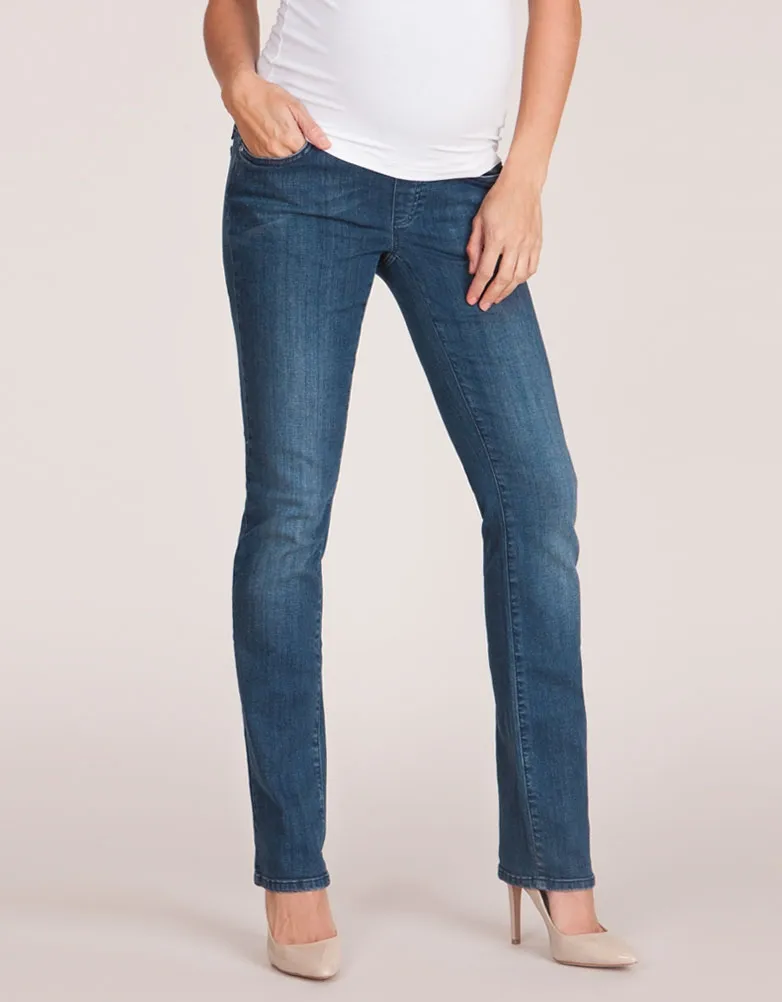 Over Bump Straight Leg Maternity Jeans