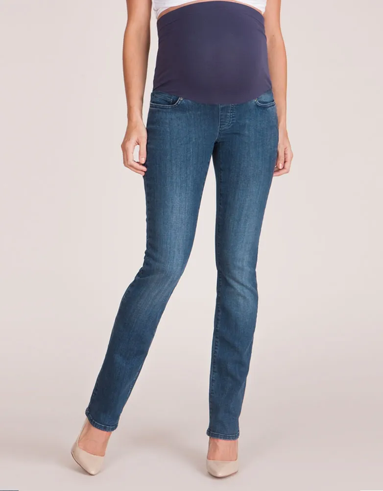 Over Bump Straight Leg Maternity Jeans