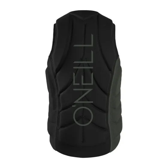 O'Neill Slasher Comp Mens Impact Vest - Dark Olive/Black