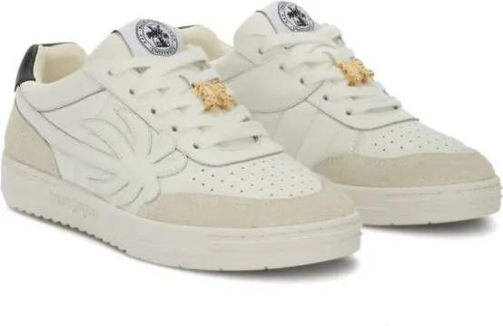 Palm Angels Palm Beach University leather sneakers White