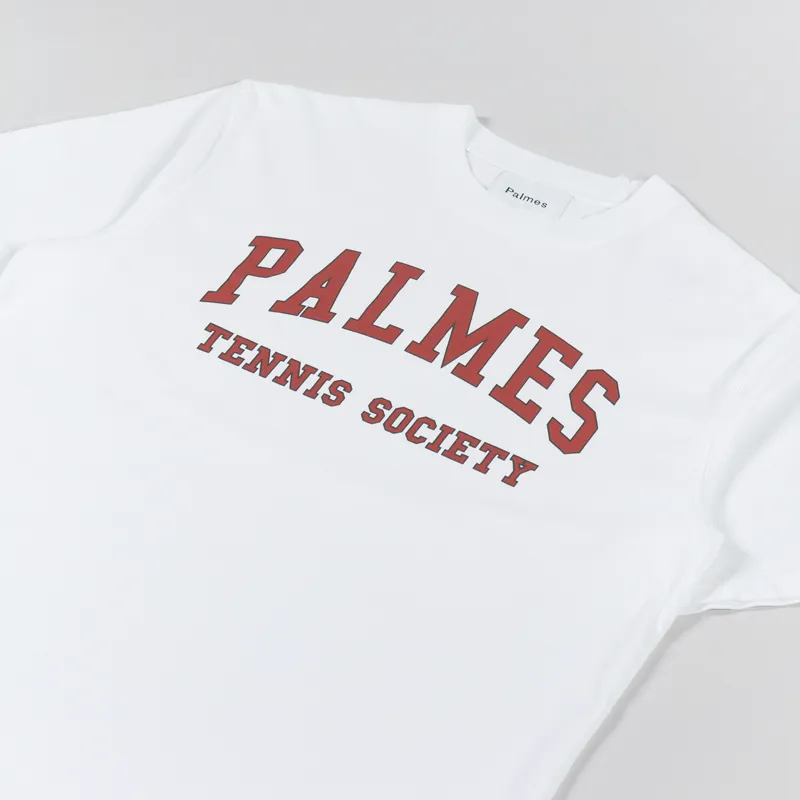 Palmes Tennis Society Ivan T Shirt White