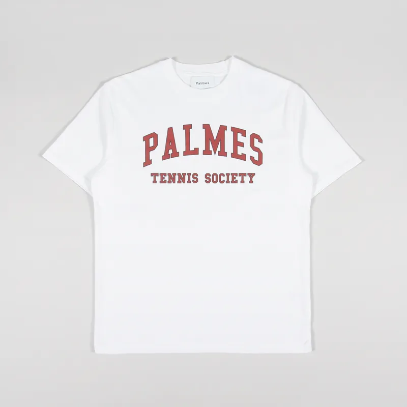 Palmes Tennis Society Ivan T Shirt White