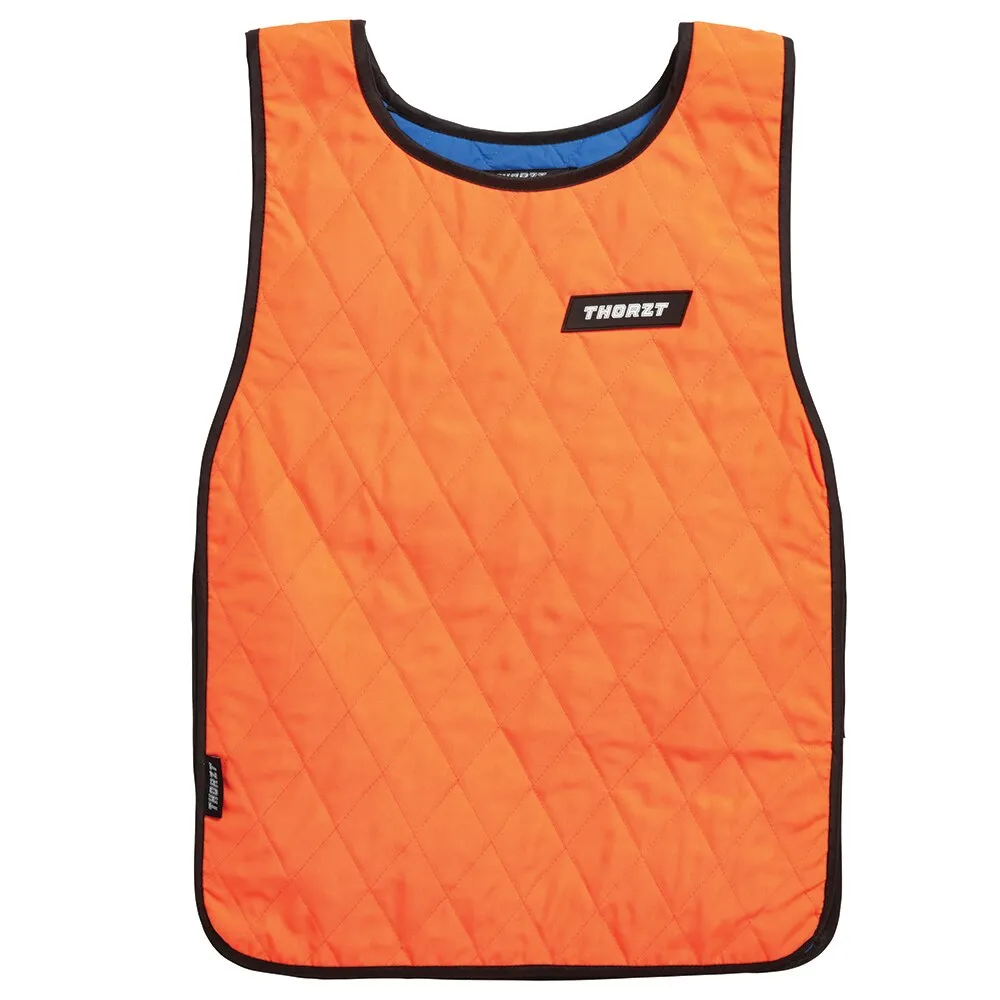 PARAMOUNT SAFETY PRODUCTS THORZT CSOVO Vest - Evaporative - Cooling -  Slip-Over - Orange - One Size