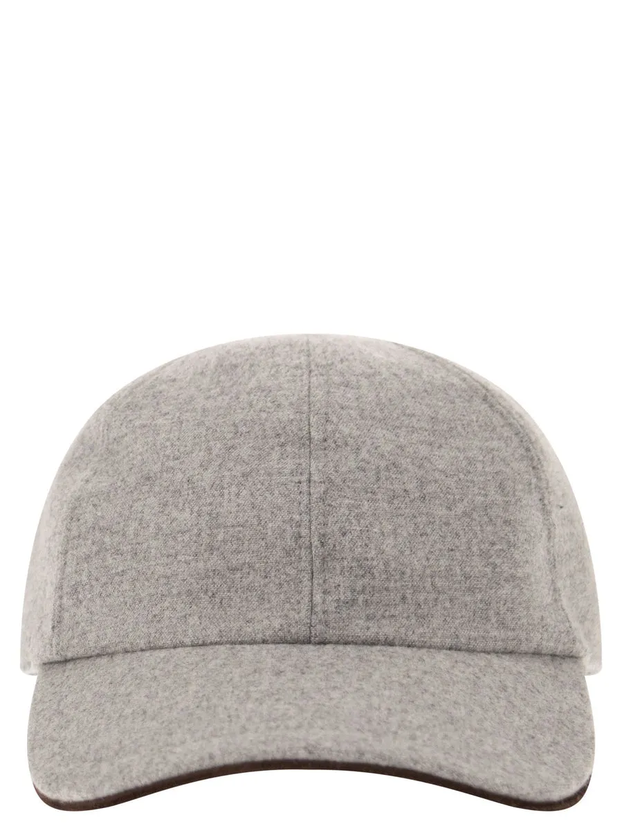 Peserico    Peserico Wool Blend Baseball Cap