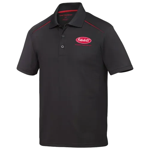 Peterbilt Manitoba Coal Harbour Black Golf Shirt