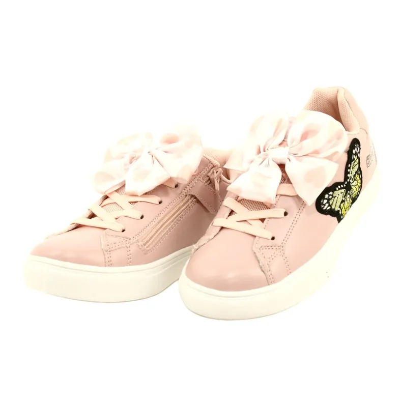 Pink Sorting Sneakers With American Club ES64 Bow