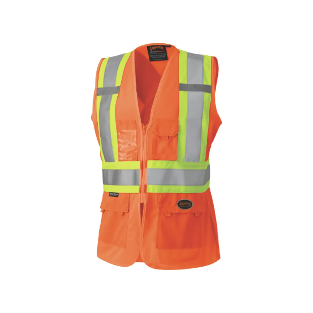 Pioneer Hi-Vis Women's Safety Vest - TV-136OR