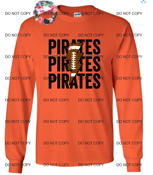 Pirates Football - LONG SLEEVE