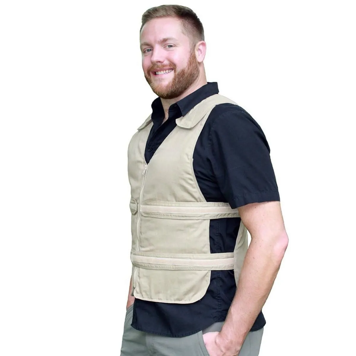 Polar Products Kool Max Adjustable Front Zipper Cooling Vest for Size XS/S