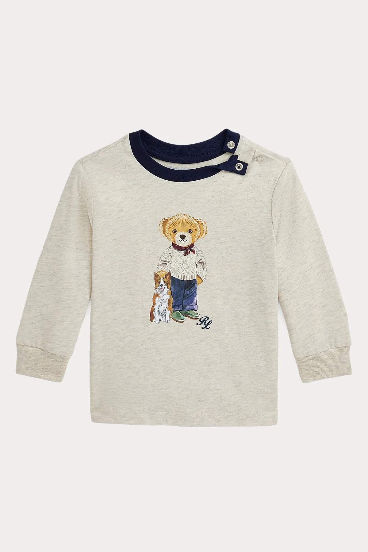 Polo Ralph Lauren Kids 18-24 Aylk Unisex Bebek Polo Bear T-shirt