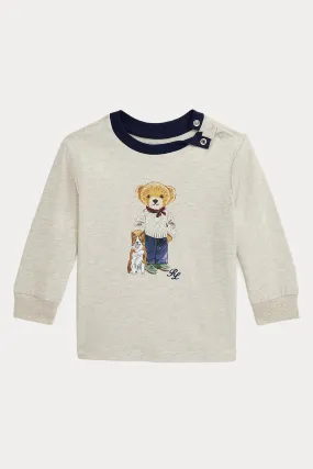 Polo Ralph Lauren Kids 18-24 Aylk Unisex Bebek Polo Bear T-shirt