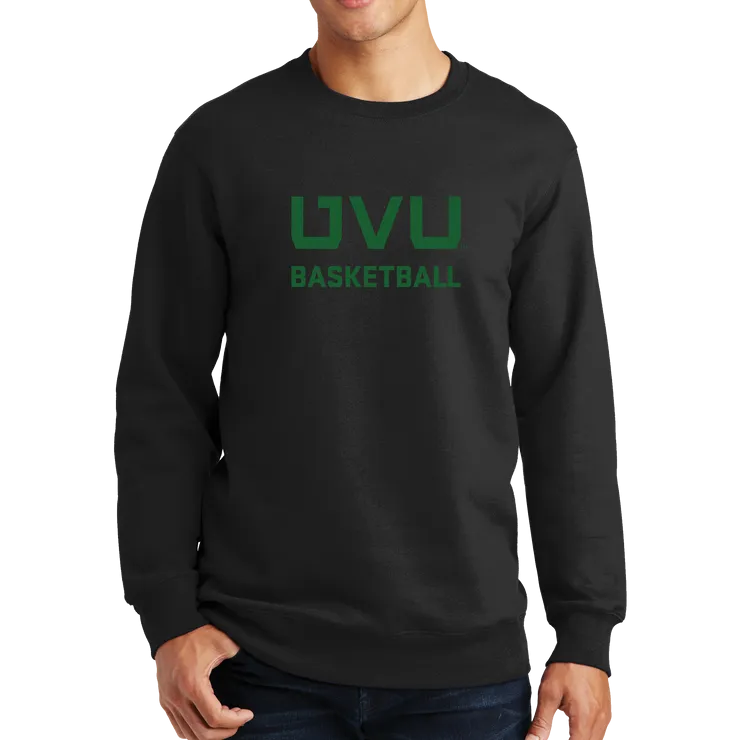 Port & Company Fan Favorite Fleece Crewneck Sweatshirt - UVU Basketball